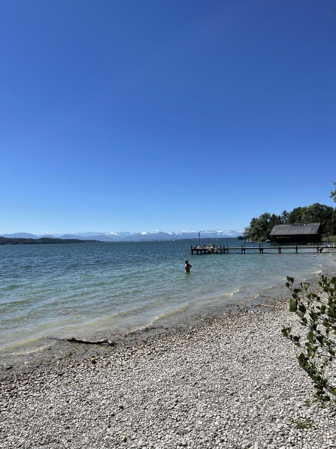 Casa Verde: Kueche, Tv, Nespresso, Im Gruenen Starnberg Exterior photo